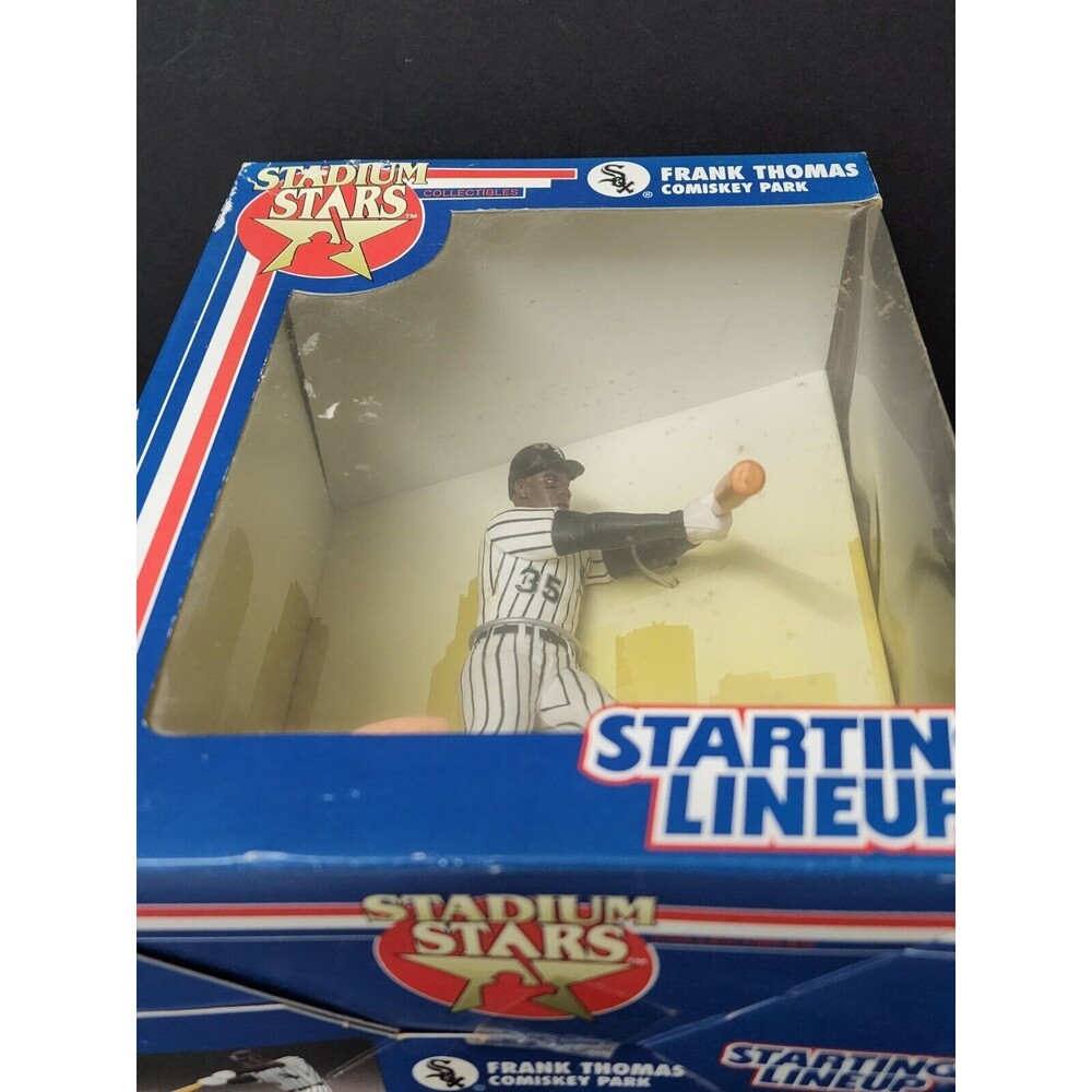 Frank Thomas 1992 Figurine "COMISKY PARK BASE" STADIUM STARS STARTING LINEUP - Picture 9 of 10